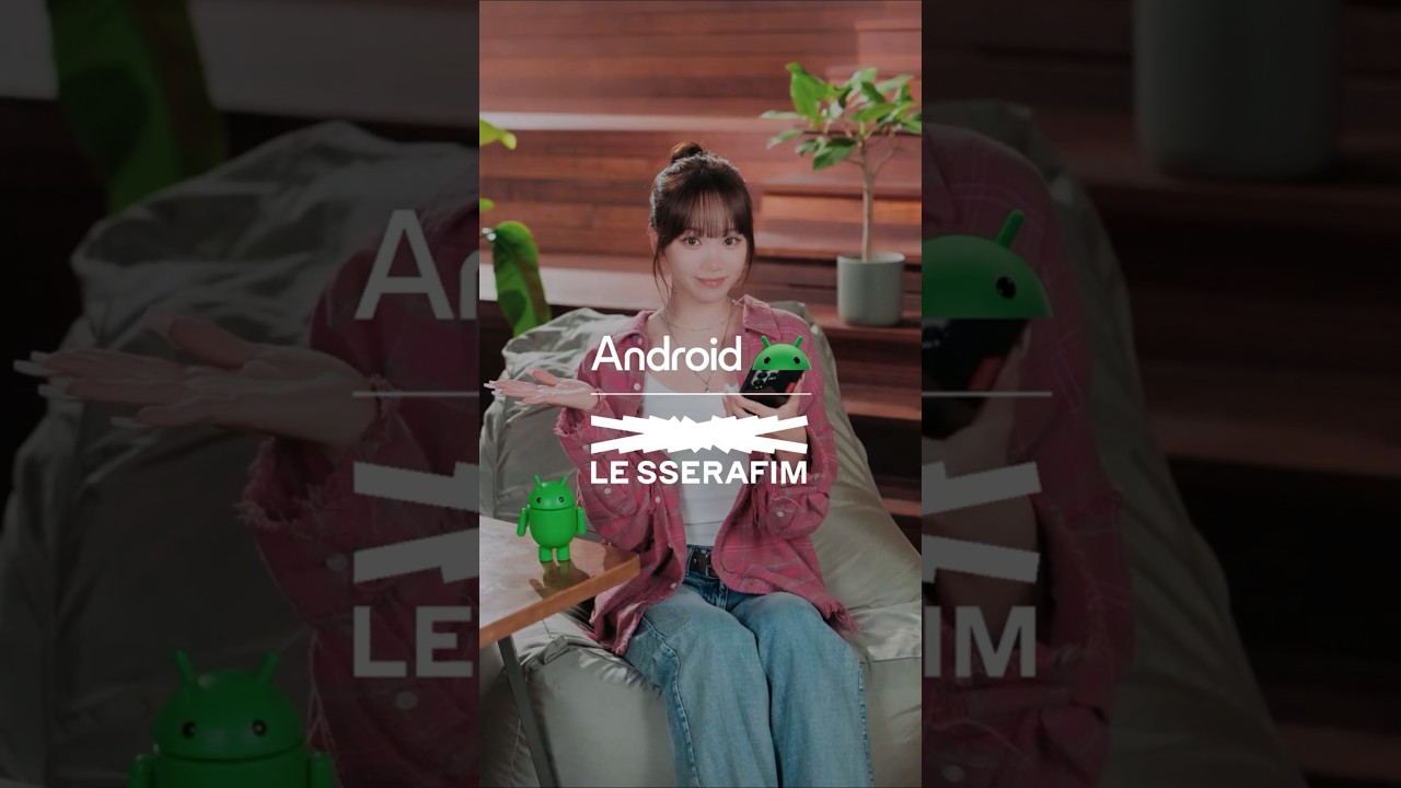 LE SSERAFIM 海外版インタビュー動画の第 2 弾！英語バージョンの KIM CHAEWONさんもすてきです💚｜Android x LE SSERAFIM