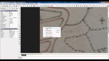 Convert a scanned hand drawn map into a gCADPlus drawing.