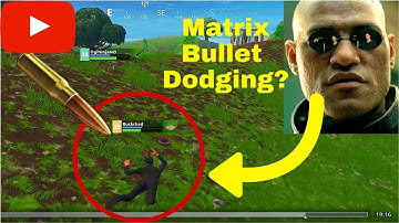 Fortnite - Dodging bullets like the Matrix!!