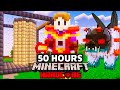 I survived 50 hours with all the mods in minecraft hardcore