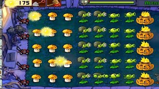 Plant vs Zombies Mode Survival 2 Serangan Malam