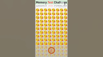 Memory Test Challenge 😘#viral #shortvideo #challenge #iqtest #power #emojy #question #2025 #views
