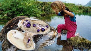 The magical natural beauty of giant clams and pearls nurtured by natural springs