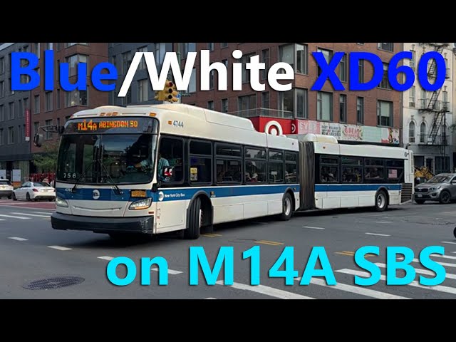 MTAさま専用ページ Articulated Bendy Bus with Old MTA Livery on the M14A Select