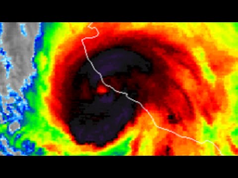 Hurricane PATRICIA Smashes Jalisco, Mexico (2015)