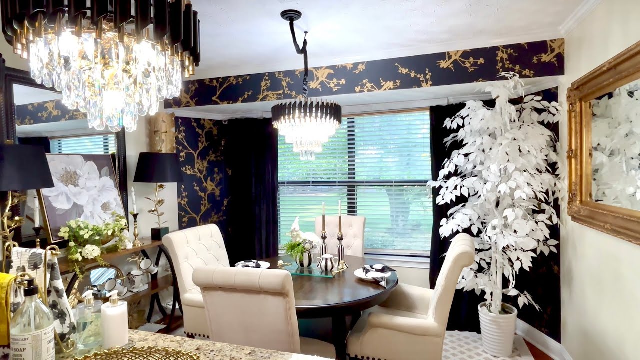 *EPIC* DINING ROOM MAKEOVER/SPRING DECOR/KITLIFE