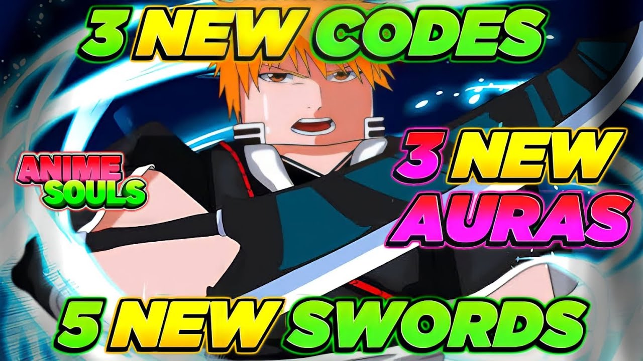3 NOVOS CODES + NOVAS AURAS E ARMAS DO Anime Souls - YouTube