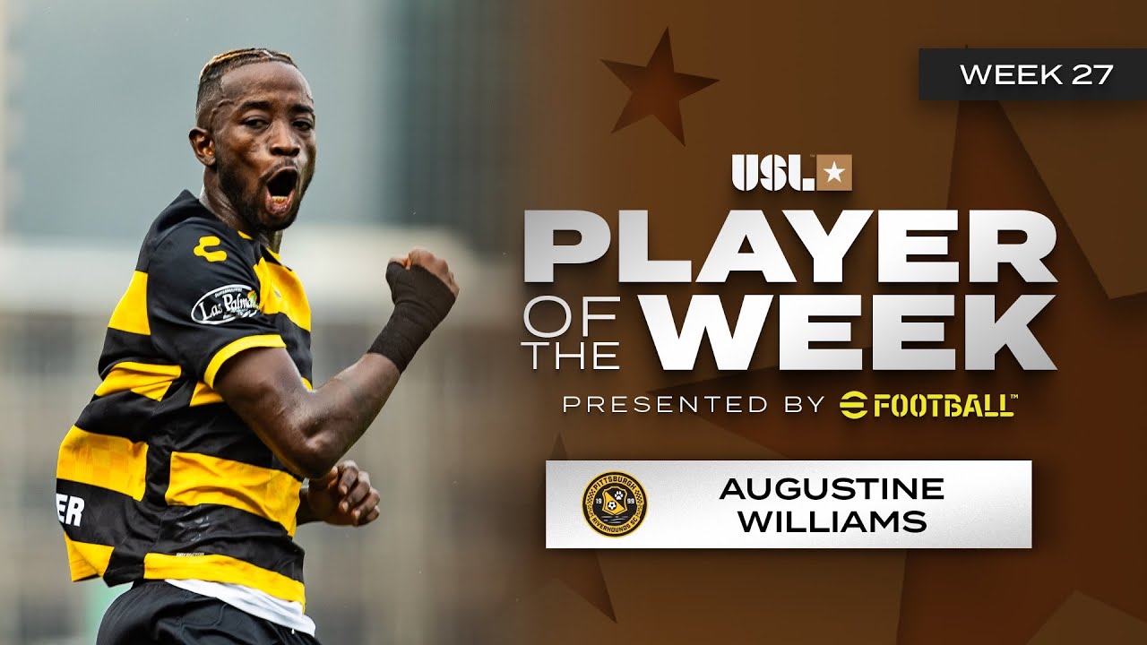 Augi the Bagsman 💰 | USL Championship Player of the Week: Augi Williams - Pittsburgh Riverhounds SC