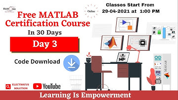 Commands in MATLAB || Day 3