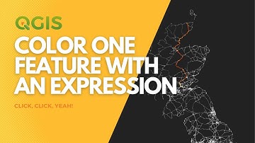 Kleur één object met een expressie in QGIS