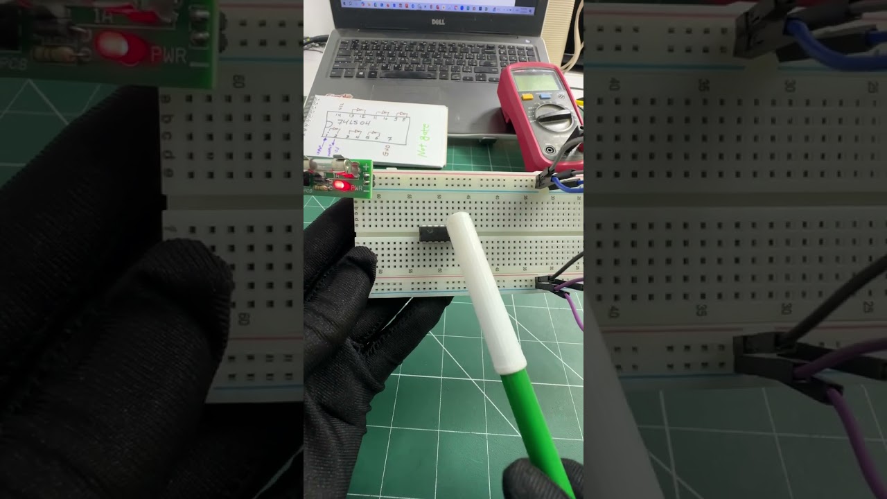 logical designe (not gate عملى)                                 3كورس التصميم المنطقى العملى ج 