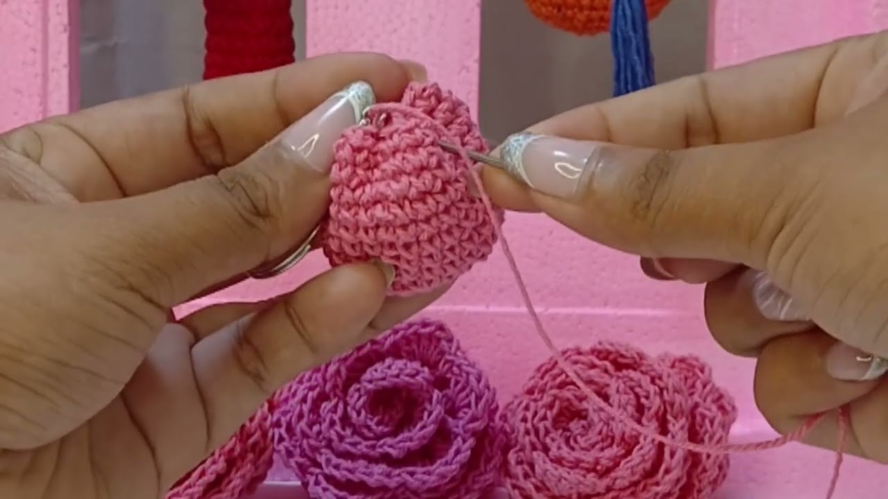 Llavero tulipán a crochet 🌷 
