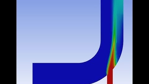 013- Heat Transfer in a Mixing Elbow by ANSYS R19.2