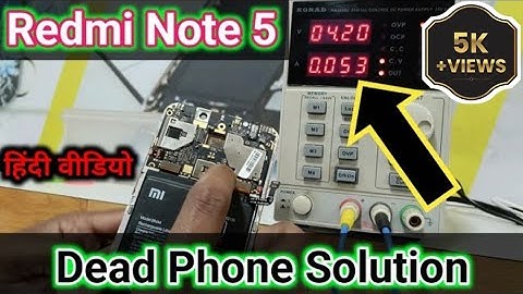 Redmi Note 5 Dead Phone Solution | Redmi Note 5 White Light Blinking Solution @AW_Mobiles