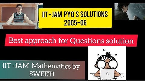 PYQ IIT JAM Mathematics (2005-2006) Differential equation