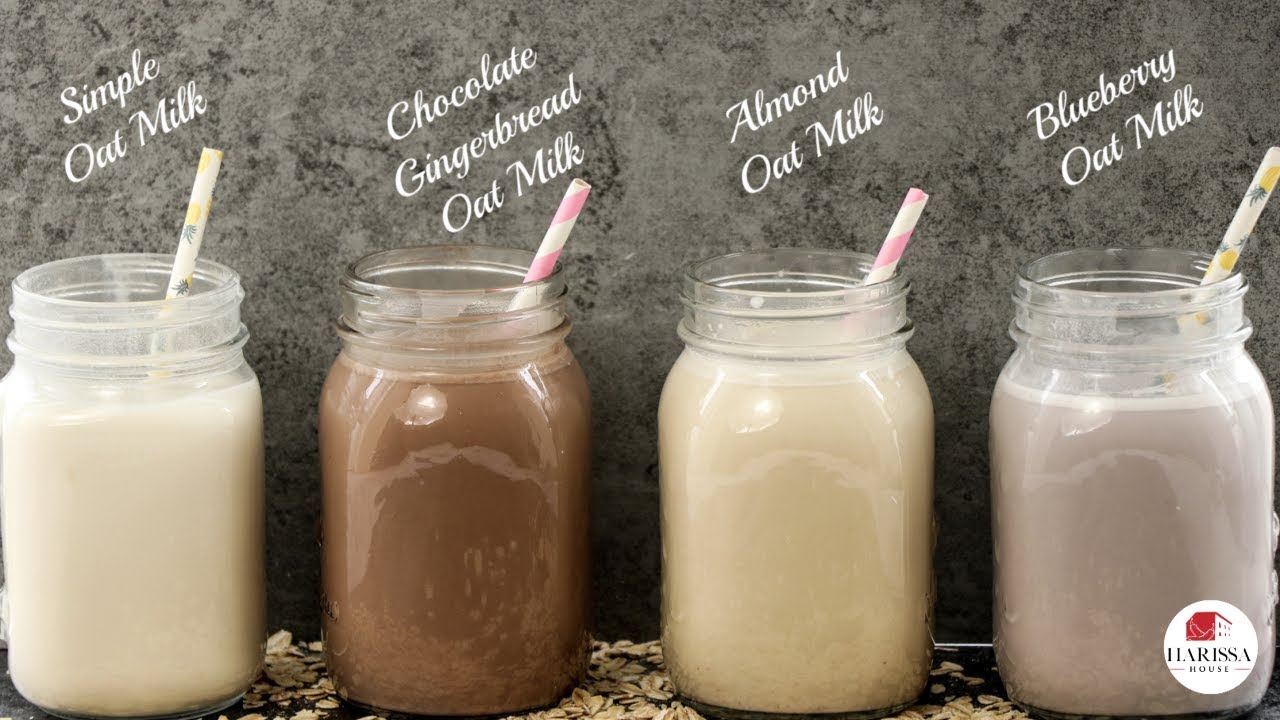 Creamy & Smooth Oat Milk + 3 Amazing Flavors