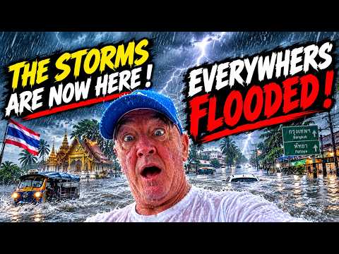 LIVE 🔴 The Pattaya Storm has arrived in Thailand Rainy Season. September 2026