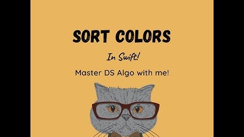 Sort Colors in Swift (Leetcode #75)