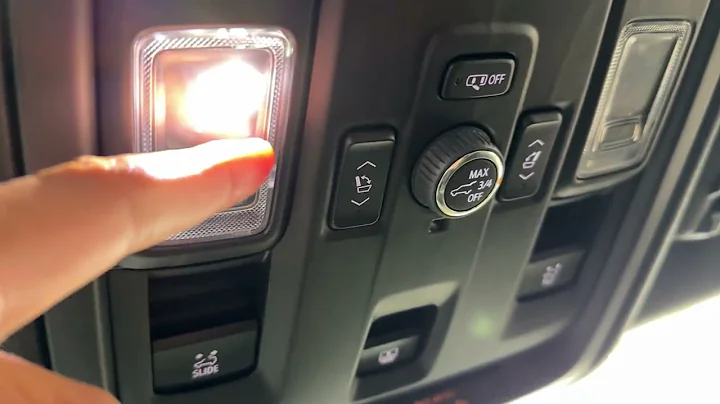 Cadillac Escalade - How To Turn On/Off Ceiling Lights