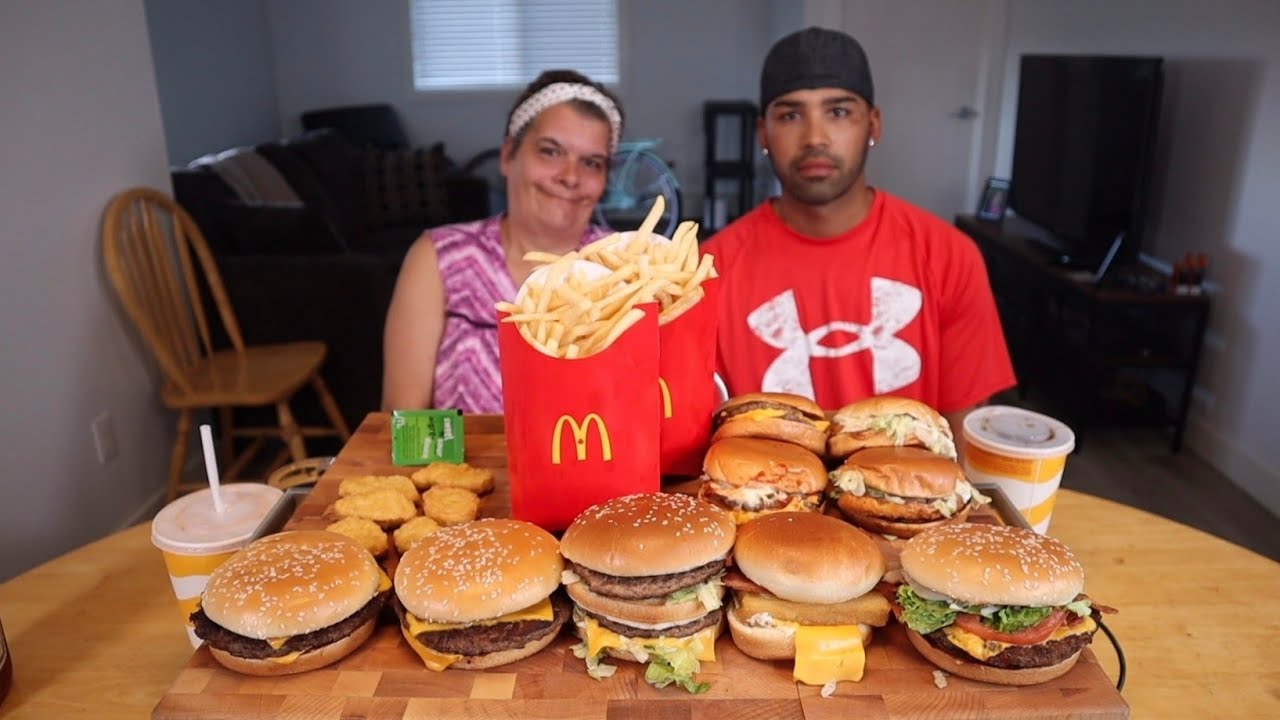 MCDONALD'S MUKBANG WITH MOM