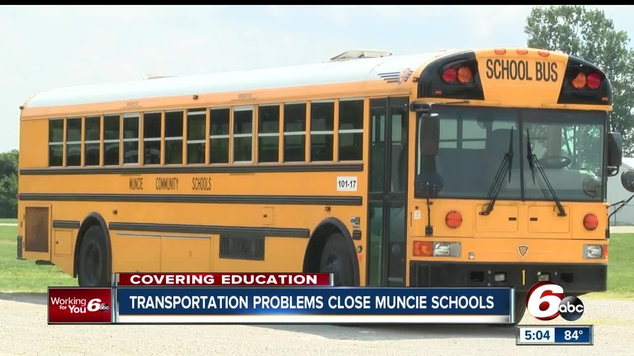 Muncie schools closed for second day after transportation issues on