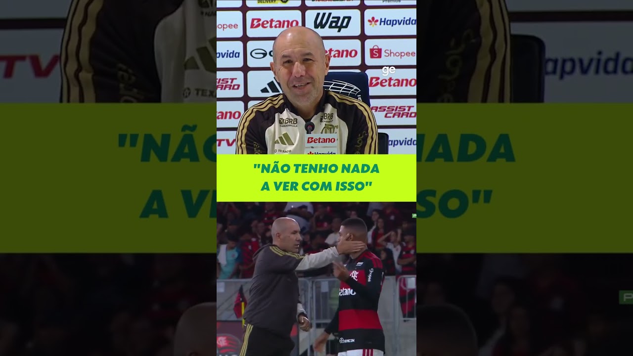 LEONARDO JARDIM COMENTA SAÍDA CHAETADA DE SAMUEL LINO | #shorts | ge.globo