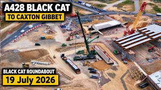 A421 Flyover Takes Shape | A428 Black Cat to Caxton Gibbet