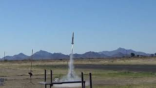 FDR22 G78 motor Cato rocket exploded SARA Desert heat 4/2/22
