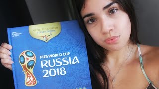 ASMR ⚽ Album FIFA RUSSIA 2018 🇷🇺 ACMP - Tapping , hand sounds, whisper , soft spoken - Português screenshot 4