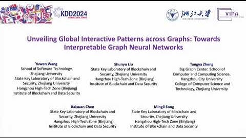 KDD 2024 - Unveiling Global Interactive Patterns