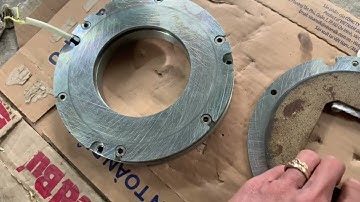 Tháo cuộn phanh ( thắng từ ) AC Servo cất đi cho mới