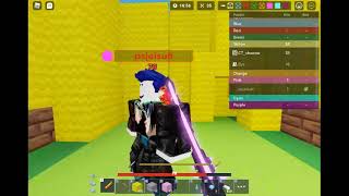 spawn killing *NOOBS* in roblox bedwars