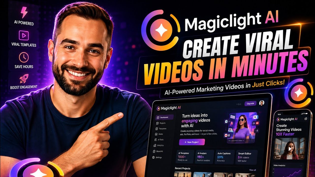 Magiclight AI Tutorial: Create Viral Videos in Minutes | Magiclight AI Review