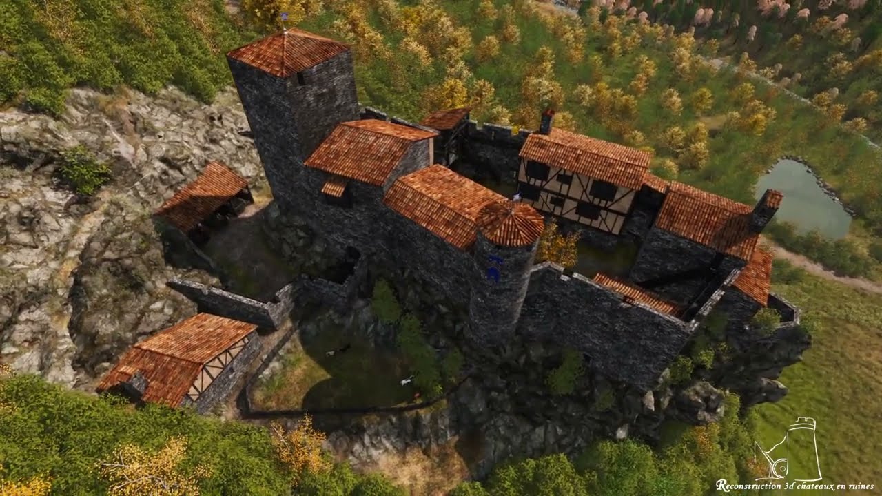 Reconstruction 3D: Château de La Roque - Tarn