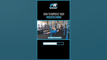 How To Improve Your Inverted Rows #shorts