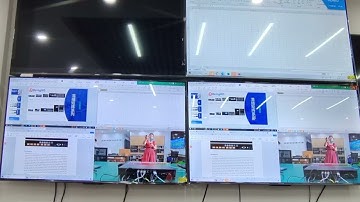 4K60 4x3 Multiviewer with KVM function, OSD control, free widows size adjustment