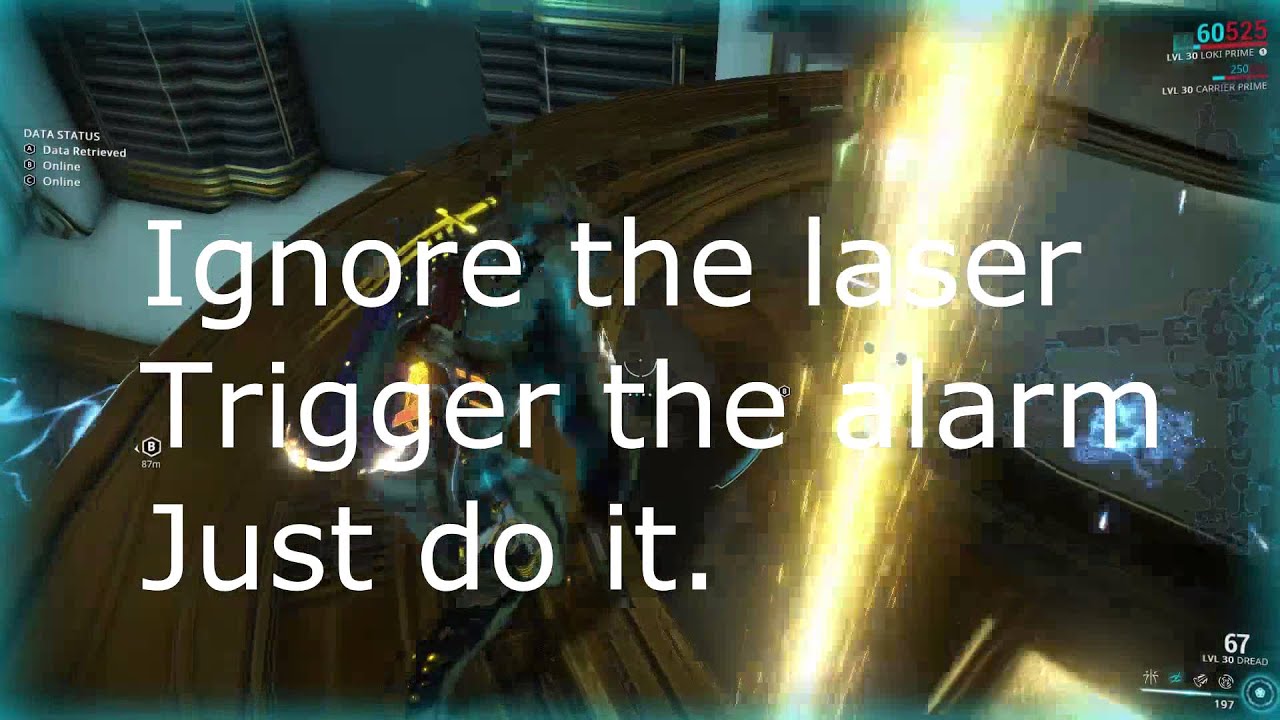 Warframe : How to Orokin Moon Spy Mission vault B