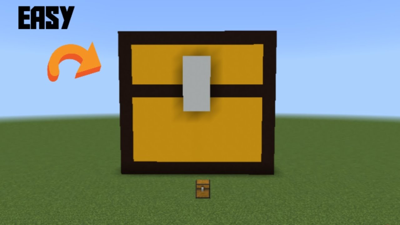 build tutorial ⛏️how to build big chest in minecraft 😮 - YouTube