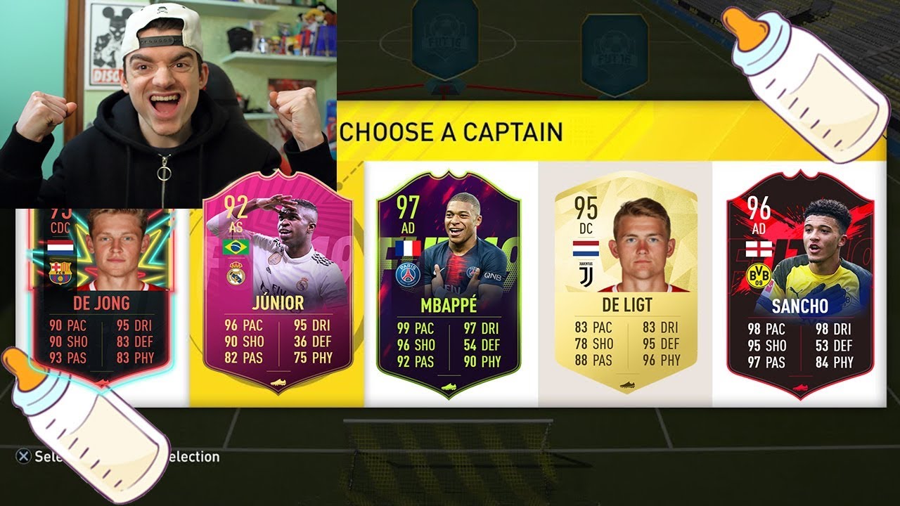 [EPICO] I GIOCATORI PIÙ GIOVANI del DRAFT !!! FUT DRAFT CHALLENGE - FIFA 19 ULTIMATE TEAM ITA