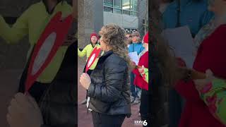 Gov. Walz protest