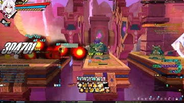 [Elsword NA / 엘 소드] - Shakti new mod 16-2 solo EXP setup(No hero buff)