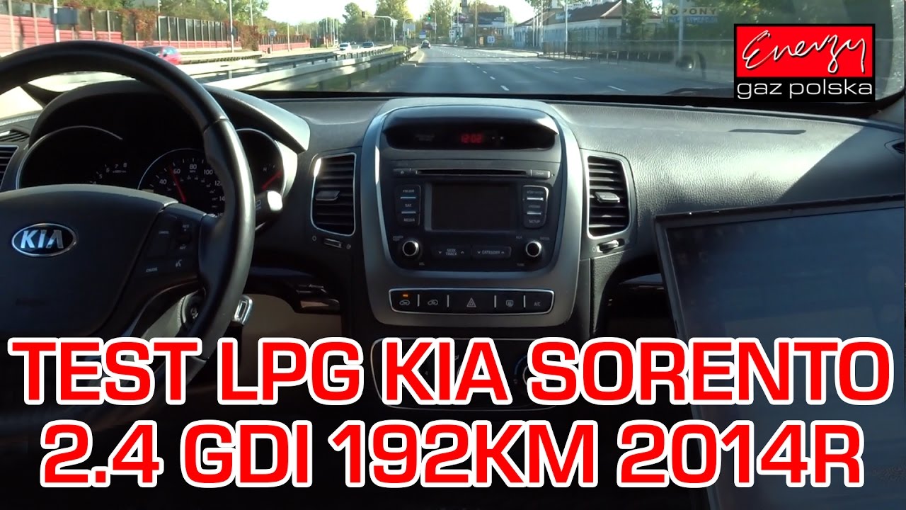 Jazda próbna testowa Test LPG KIA Sorento z 2.4 GDI 192KM