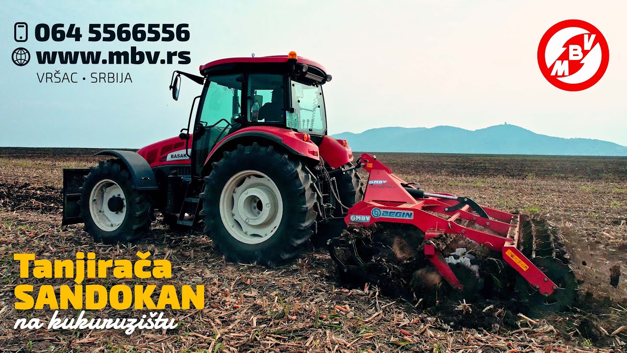 Tanjirača SANDOKAN na kukuruzištu