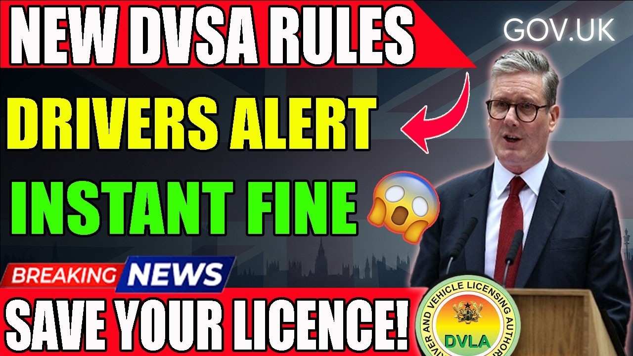 🚨 DVSA Reveals NEW Driving Licence Rules TODAY – Thousands Affected ...