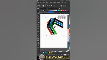 3D Logo designing in Coreldraw🔥 | How to make professional logo l coreldraw 3d design
