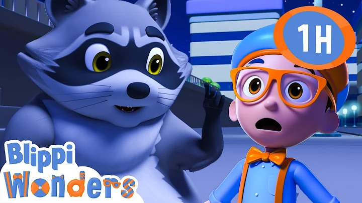 Blippi Walks With Racoons | Blippi Wonders | Educational Kids Videos | Moonbug Kids