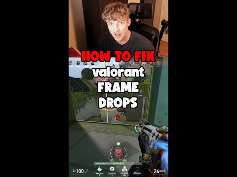 HOW TO FIX FRAME DROPS AND BOOST FPS IN VALORANT (VALORANT TIPS)