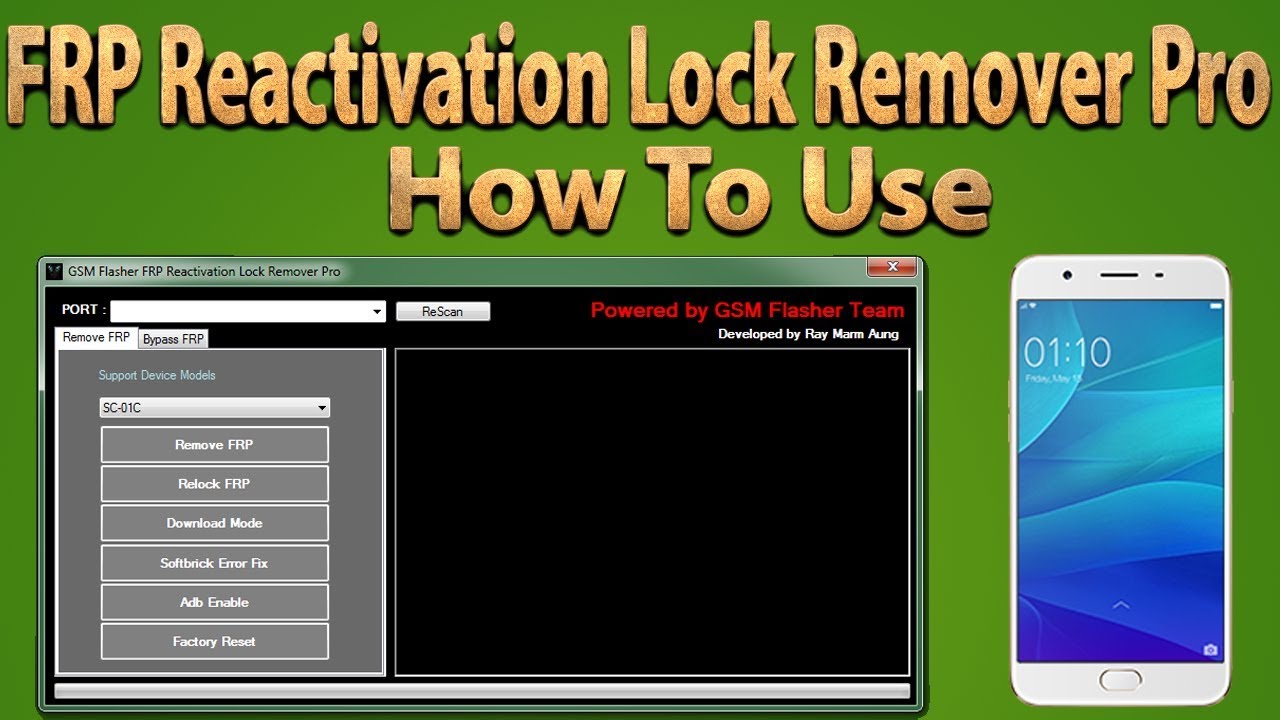 gsm flasher reactivation lock remover pro