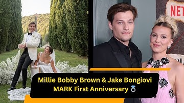 Millie Bobby Brown & Jake Bongiovi MARK First Anniversary 💍