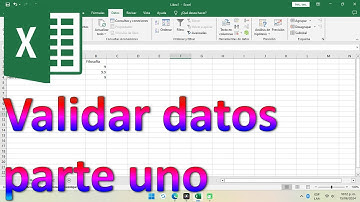 Cómo validar datos en celdas o crear listas de Excel